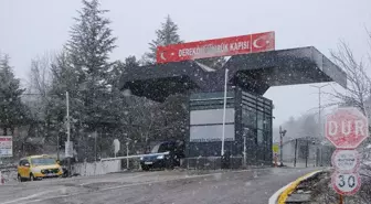 Kırklareli'nin yüksek kesimlerinde kar yağışı başladı