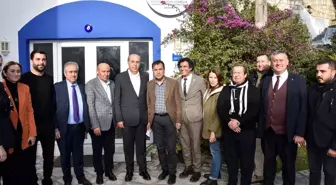 Cumhur İttifakı'nın Muğla Büyükşehir Belediye Başkan adayı Aydın Ayaydın Bodrum'da ziyaretlerde bulundu