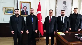 Türkiye Sakatlar Derneği Kapaklı Şube Başkanı Vali Recep Soytürk'ü ziyaret etti