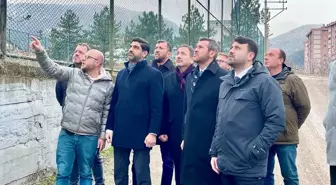AK Parti Karabük Milletvekilleri ve İl Başkanı, 'İlk Evim, İlk İş Yerim' Proje Alanını Gezdi