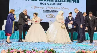 Gaziantep Büyükşehir Belediyesi'nden 250 çifte toplu nikah töreni