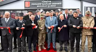 Erzurum'da Türkiye Muharip Gaziler Derneği'nin Yenilenen Binası Açıldı