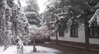 Beypazarı ilçesinde kar etkisi