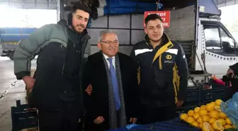 Başkan Büyükkılıç, Yeniköy Pazar Yeri'ni Ziyaret Etti