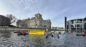 Greenpeace, Alman hükümetinin iklim politikasını protesto etti