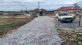 Ereğli Belediyesi Çakmak Mahallesinde Kilitli Parke Yol Çalışması Gerçekleştirdi