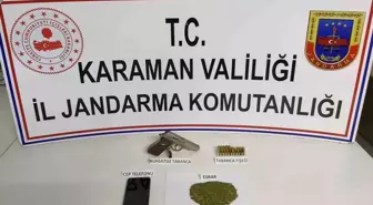 Ermenek'te Uyuşturucu ve Kaçak Silah Operasyonu: 1 Gözaltı