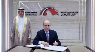 TBMM Başkanı Numan Kurtulmuş, BAE Federal Konsey Başkanı Saqr Ghobash ile bir araya geldi