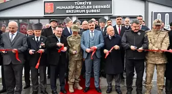 Erzurum Büyükşehir Belediyesi tarafından yenilenen Türkiye Muharip Gaziler Derneği Erzurum Şubesi binasının açılışı yapıldı