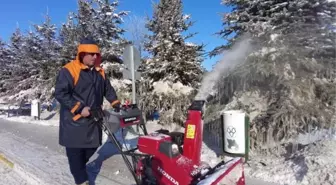 Erzurum ve Ardahan'da Sibirya Soğukları Etkili Oldu