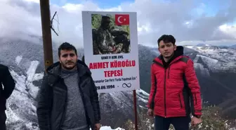 Görele'de Şehit Piyade Uzman Çavuş Ahmet Köroğlu Anısına Türk Bayrağı Dikildi