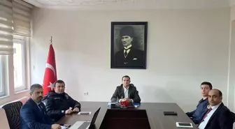 Göynücek Kaymakamı Mustafa Kartal başkanlığında Seçim Güvenliği Toplantısı gerçekleştirildi
