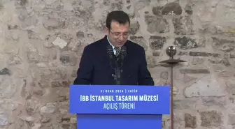 İstanbul Tasarım Müzesi Açılışında Konuşan İmamoğlu: '5 Yıl Daha Bu Onurlu Göreve Talibiz ve Bu Görevi Yerine Getirmek İçin Hazırız'