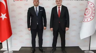 OMÜ Rektörü Prof. Dr. Yavuz Ünal, Türk Patent ve Marka Kurumu Başkanı Muhammed Zeki Durak'ı ziyaret etti