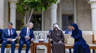 TBMM Başkanı Numan Kurtulmuş, BAE Devlet Başkanı Yardımcısı ile görüştü