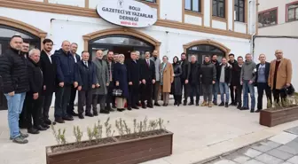 AK Parti Bolu Belediye Başkan Adayı Muhammed Emin Demirkol, Medya Evi'nde basın mensuplarıyla buluştu