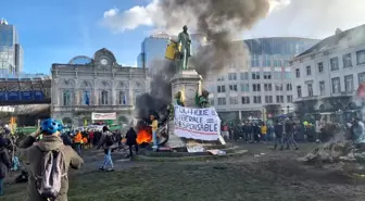 AB Tarım Politikalarına Karşı Çiftçilerin Gösterisi Devam Ediyor