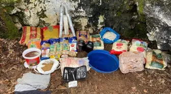 Diyarbakır Lice'de yapılan operasyonda roketatar, mühimmat ve uyuşturucu ele geçirildi