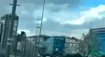 E-5 Karayolu'nda Tehlikeli Trafik Kavgası