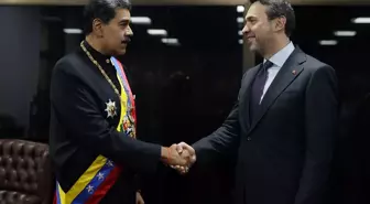 Enerji Bakanı Bayraktar, Venezuela Devlet Başkanı Maduro ile Görüştü