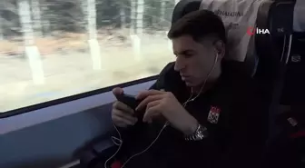 Sivasspor, hızlı trenle Ankara'ya ulaştı