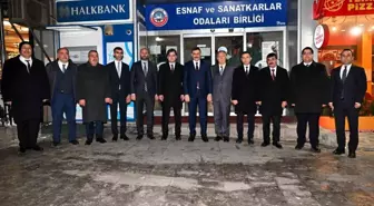 Erzurum Valisi Mustafa Çiftçi, ESOB'u ziyaret etti