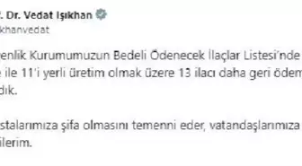 13 ilaç daha geri ödeme listesine alındı