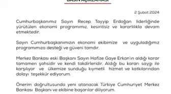 Hazine ve Maliye Bakanı Şimşek, Merkez Bankası Başkanı Erkan'ın affını şahsi kararı olarak değerlendirdi