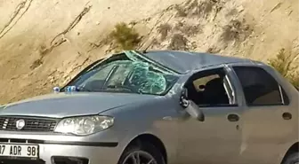 Burdur'da buzlanma nedeniyle kaza: 2 yaralı