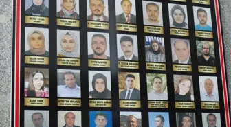 Adıyaman Adliyesi çalışanları için anma töreni düzenlendi