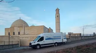 Hasankeyf ilçesinde camilerde temizlik çalışması yapıldı