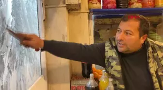 Kars'ta Soğuk Hava Etkili Olurken İş Yerleri Buz Tutuyor