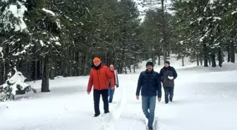 Kazdağları'nda Kar Yağışı Sonrası Yaban Hayvanlarına Yem Bırakıldı