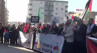 Mardin'de İsrail Protestosu ve Filistin'e Destek Yürüyüşü