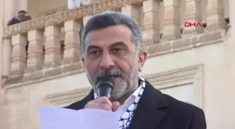 Mardin'de İsrail Protestosu ve Filistin'e Destek