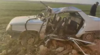 Ceylanpınar'da otomobil şarampole yuvarlandı: Sürücü ağır yaralandı