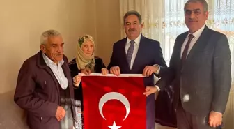Süleymanpaşa Kaymakamı Mustafa Güler, şehit ailesi ve Kıbrıs gazisini ziyaret etti