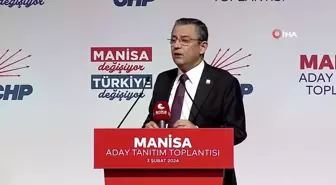CHP Genel Başkanı Özgür Özel, Manisa belediye başkan adayları tanıtım toplantısına katıldı