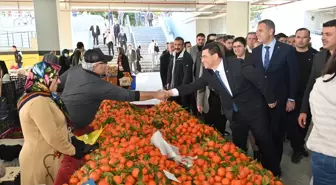Hakan Tütüncü, Alanya'da esnaf ziyaretinde bulundu