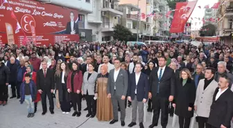 Cumhur İttifakı'nın Mersin Büyükşehir Belediye Başkan adayı Serdar Soydan, Silifke'de seçim ofisini açtı