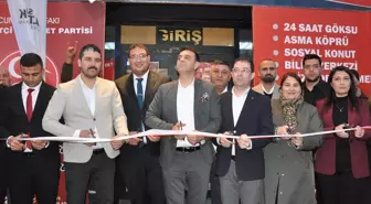 Cumhur İttifakı'nın Mersin Büyükşehir Belediye Başkan adayı Serdar Soydan, Silifke'de seçim ofisini açtı