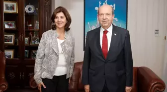 KKTC Cumhurbaşkanı Ersin Tatar, BM Genel Sekreteri'nin Kıbrıs Temsilcisi'ni ikinci kez kabul etti
