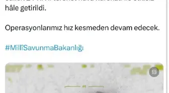 MSB: Kandil'de 2 PKK'lı terörist etkisiz hale getirildi