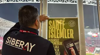 Samsunspor-Galatasaray maçında yasa dışı bahis uyarısı