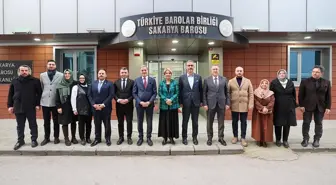 Serdivan Belediye Başkanı Yusuf Alemdar, Sakarya Barosu'nu ziyaret etti