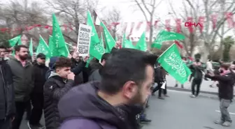 FİLİSTİN'e destek yürüyüşü düzenlendi