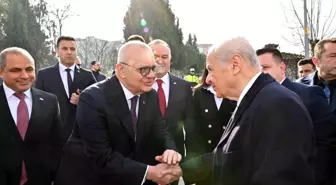 MHP Genel Başkanı Devlet Bahçeli Manisa'ya gitti