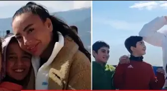 Ünlü isimler deprem bölgesinde moral ziyareti yaptı