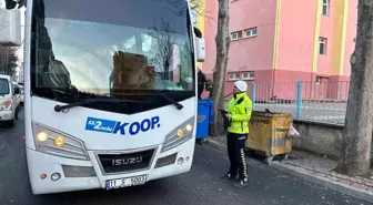 Bozüyük'te Öğrenci Taşımacılığı Yapan Servis Araçları Denetleniyor