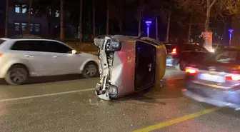 Elazığ'da otomobil takla attı, 3 kişi yaralandı